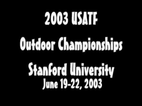 Men's 5000m - 2003 USATF Outdoor Nationals