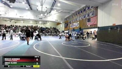 144 lbs Quarterfinal - Diego Eligio, Ayala vs Rocco Godinez, Centennial Corona