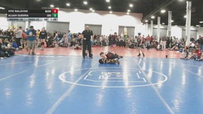 90 lbs Rr Rnd 6 - Vito Naljayan, Mat Assassins Red - BK8E vs Alijah Guerra, Ohio Hammers - BK8E