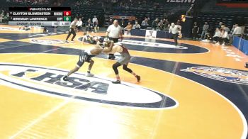 1A 132 lbs Champ. Round 1 - Clayton Blumenstein, Taylor Ridge (Rockridge) vs Jeremiah Lawrence, Chicago (C. Hope Academy)