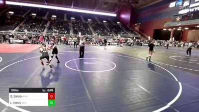 100 lbs Consi Of 4 - Quinn Salois, North Montana WC vs Liam Healy, Athlos WC