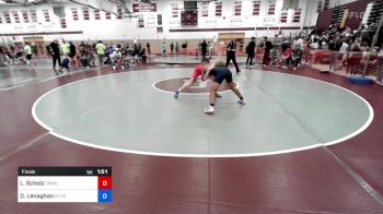 138 lbs Final - Luke Scholz, Cranford vs Dezmond Lenaghan, Elite Wrestling