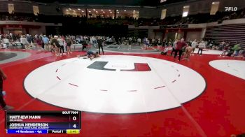 165 lbs Cons. Semi - Matthew Mann, Oklahoma vs Joshua Henderson, Hurricane Wrestling Academy