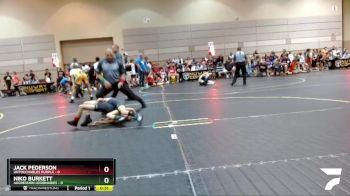 46 lbs Quarterfinals (8 Team) - Jack Pederson, Untouchables Purple vs Niko Burkett, Aggression Legionaries