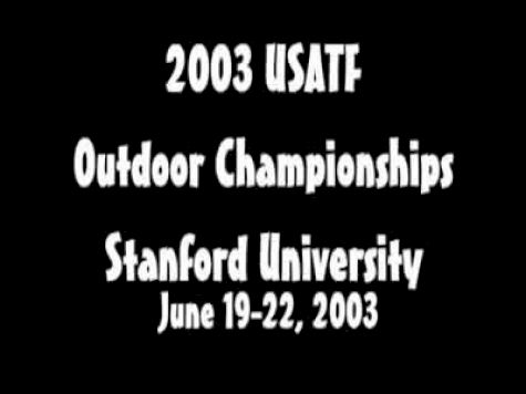 Jr. Men's 3000m Steeple - 2003 USATF Outdoor Nationals