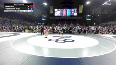 155 lbs Cons. Rd Of 32 - Kara Jones, MT vs Peyten Van Dyke, IA