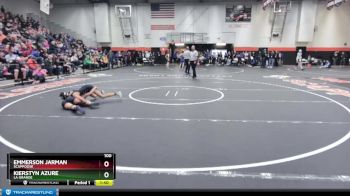 100 lbs Semifinal - Kierstyn Azure, La Grande vs Emmerson Jarman, Scappoose