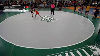 73-78 lbs Cons. Round 1 - Benjamin Stanfield, P3 Warrior Wrestling Academy vs Vincent Zeiher, Super D