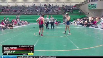 150 lbs 2nd Wrestleback (8 Team) - Matthew Schulz, Archer vs Cale Ewing, West Forsyth