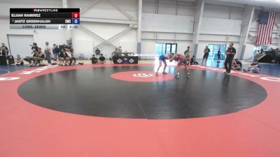 113 lbs Cons. Semis - Elijah Ramirez vs Jantz Greenhalgh, Carbon Wrestling Club