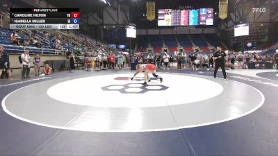 130 lbs Cons. Semis - Caroline Hilton, TN vs Isabella Miller, IA