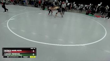 138 lbs Cons. Round 2 - Patrick Ware Moya, New Mexico vs Carson Menehan, Sarbacker Wrestling Academy