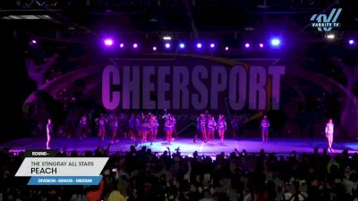 The Stingray Allstars - Marietta - Peach [2023 L6 Senior - Medium] 2023 CHEERSPORT National All Star Cheerleading Championship