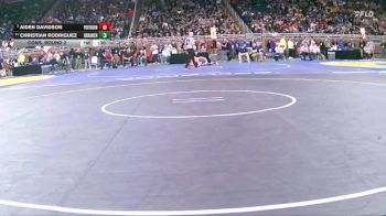 D2-132 lbs Cons. Round 2 - Christian Rodriguez, North Branch vs Aiden Davidson, Port Huron