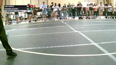 144 lbs Quarterfinal - Levi Chicas, Way Out West vs Daxson Calvert, DTC Wrestling