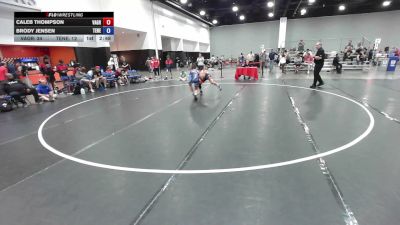 132 lbs Caleb Thompson, Virginia Greco vs Brody Jensen, Team Nebraska