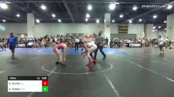 152 lbs Consi Of 8 #1 - Sonny Acuna, SGV Stampede vs Cole Hickey, Bobcat Wrestling