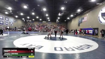 100 lbs Quarterfinal - Jaynica Trevino, Pioneer Valley vs Maddie Carter, Lompoc