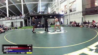 235 lbs Round 1 (8 Team) - Deionna Borders, Ohio vs Fanta Sall, Indiana