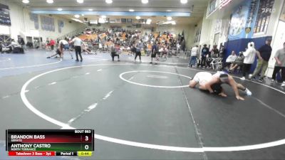 285 lbs Cons. Round 6 - Brandon Bass, Servite vs Anthony Castro, North Torrance