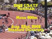 Men's 800m - 2002 USATF Oudoor Nationals