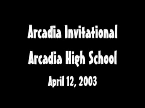 Boys 3200m Seeded - 2003 Arcadia Invitational