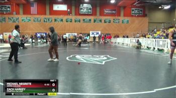 174 lbs Cons. Round 2 - Zach Harkey, Cerritos College vs Michael Negrete, Sierra College