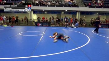 92 lbs Cons. Rd Of 16 - Landon Burkett, Contenders Wrestling Academy vs Kyle Link, Rampage Wrestling