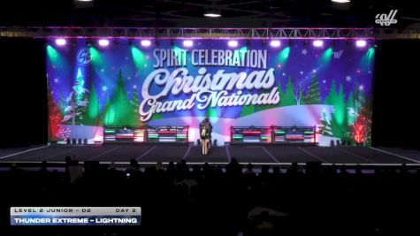 Thunder Extreme - Lightning [2025 L2 Junior - D2 Day 2] 2025 Spirit Celebration Christmas Grand Nationals