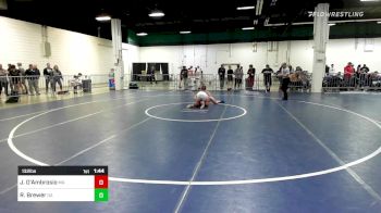 132 lbs Round Of 128 - Jayden D'Ambrosio, MA vs Riley Brewer, GA