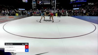 135 lbs Round Of 64 - Christina Osorio, CA vs Nevaeh Grunhuvd, ME