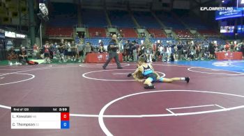 120 lbs Rnd Of 128 - Luke Kowalski, Maryland vs Cody Thompson, Colorado