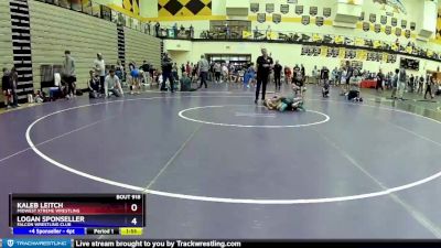 53 lbs Quarterfinal - Kaleb Leitch, Midwest Xtreme Wrestling vs Logan Sponseller, Falcon Wrestling Club