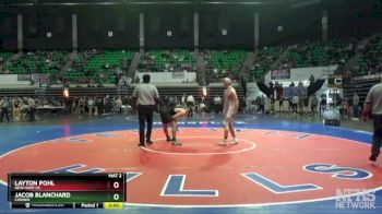 1A-4A 175 1st Place Match - Layton Pohl, New Hope HS vs JACOB BLANCHARD, Corner