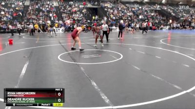 197 lbs Champ. Round 1 - Ryan Hirschkorn, Northern State vs Deandre Rucker, Colorado School Of Mines