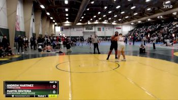 285 lbs Champ. Round 1 - Andrew Martinez, Trinidad State vs Martin Renteria, Northeastern Junior College