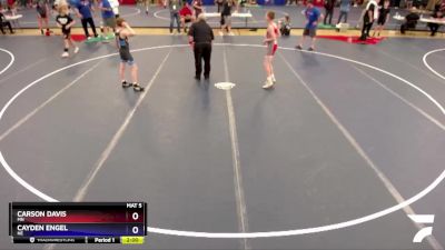 94 lbs Cons. Semi - Carson Davis, MN vs Cayden Engel, NE