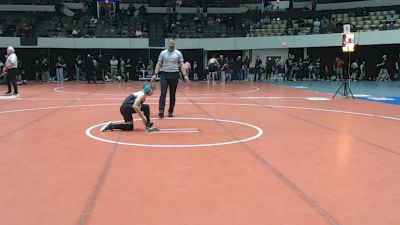 6-8 95 Cons. Round 3 - Carter Workman, Hickory Wrestling Club vs Mac Burns, Midlothian Miners Wrestling Cl