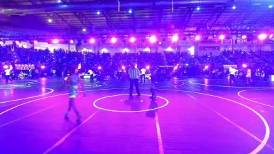 70 lbs Quarterfinal - Kolt Luster, No Team vs Ivan Garcia, Top Rank HAC