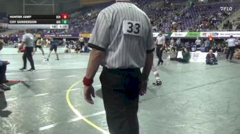 174 lbs Quarters & 1st Wb (16 Team) - Hunter Jump, Central Oklahoma vs Coy Gunderson, Augustana (SD)