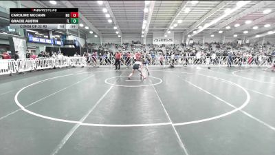 126 lbs Consi Of 32 #2 - Caroline McCann, MD vs Gracie Austin, FL