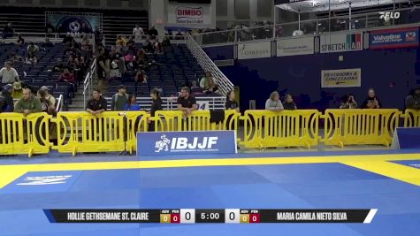 Maria Camila Nieto Silva vs Hollie Gethsemane St. Claire 2025 Pan IBJJF Jiu-Jitsu No-Gi Championship