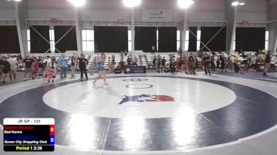 125 lbs Cons. Semis - Daylee Watson, Bad Karma vs Kaylin Bradburn, Queen City Grappling Club