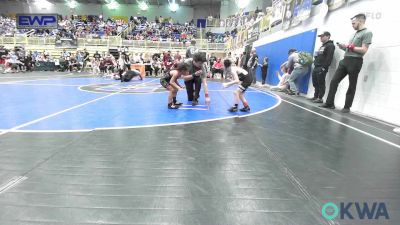 43 lbs Consi Of 8 #1 - Brock Nowak, Haysville Wrestling Club vs Liliana Clitso, Darko Valley Wolf Pack