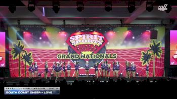 South Coast Cheer - Love [2026 L1 Junior - Medium Day 3] 2026 Spirit Sports Grand Nationals