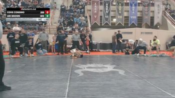 65_B lbs Round Of 16 - Cove Condino, Johnsonburg vs Ari Brown, Oxford