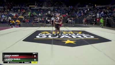 118 lbs Quarterfinal - Cameron Engels, Scorpion WC vs Joshua Harkey, Bulls WC