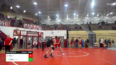 175 lbs Cons. Round 2 - Travis Riley, East Central Wrestling Club vs Collin May, New Palestine