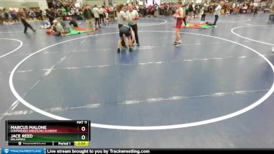 120 lbs Champ. Round 1 - Jace Reed, Oklahoma vs Marcus Malone, Contenders Wrestling Academy