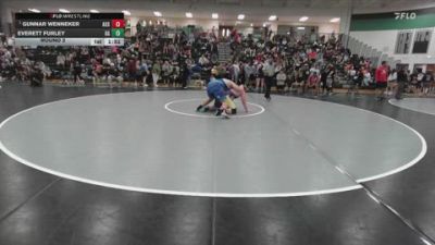 285 lbs Round 2 - Gunnar Wenneker, Auxvasse vs Everett Furley, GI Grapplers